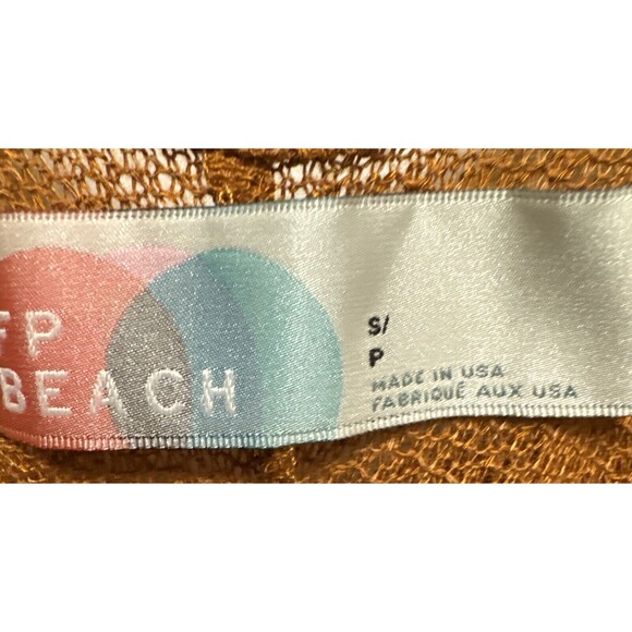 Free People Beach Essential Tank Crisscross In Back Dress Small Oversized Rust - Picture 5 of 7